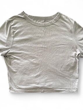 Grey Baby Tee